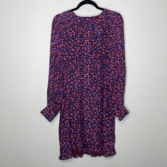Parker | Silk Blend Calantha Long Sleeve Dress Size XL - Picture 8 of 10